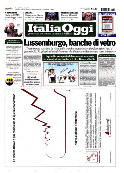 Italia oggi : quotidiano di economia finanza e politica